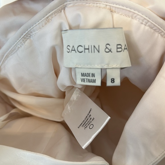 SACHIN & BABI BHLDN Carmina bow-embellished gathered NWOT SIZE 10, 8, & 4 - Picture 12 of 14